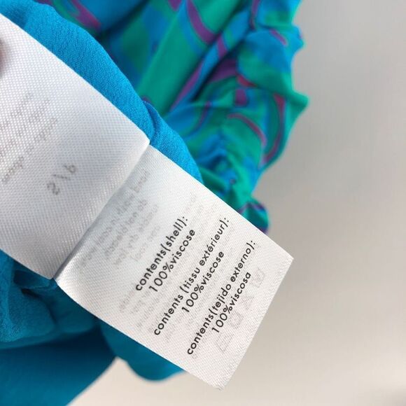 ‎WeWoreWhat Ronnie Dress in Ocean Blue Multi - Picture 7 of 11